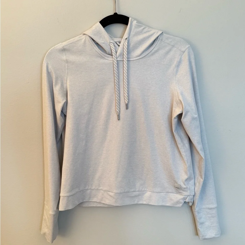 Vuori Light Gray Pullover Hoodie - Picture 2 of 8